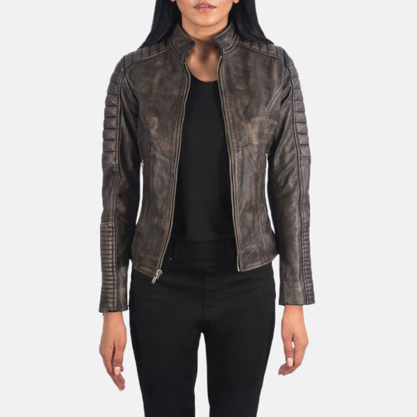 women's biker jacket